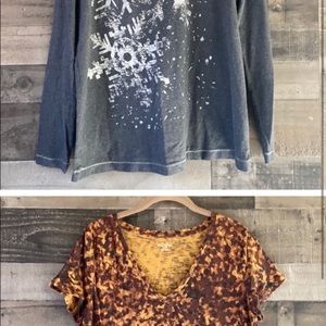 Bundle a 
Lot of 2 womens X-Large shirts